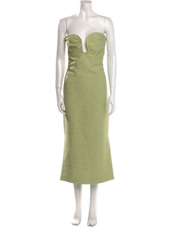 Alexis Strapless Midi Length Dress