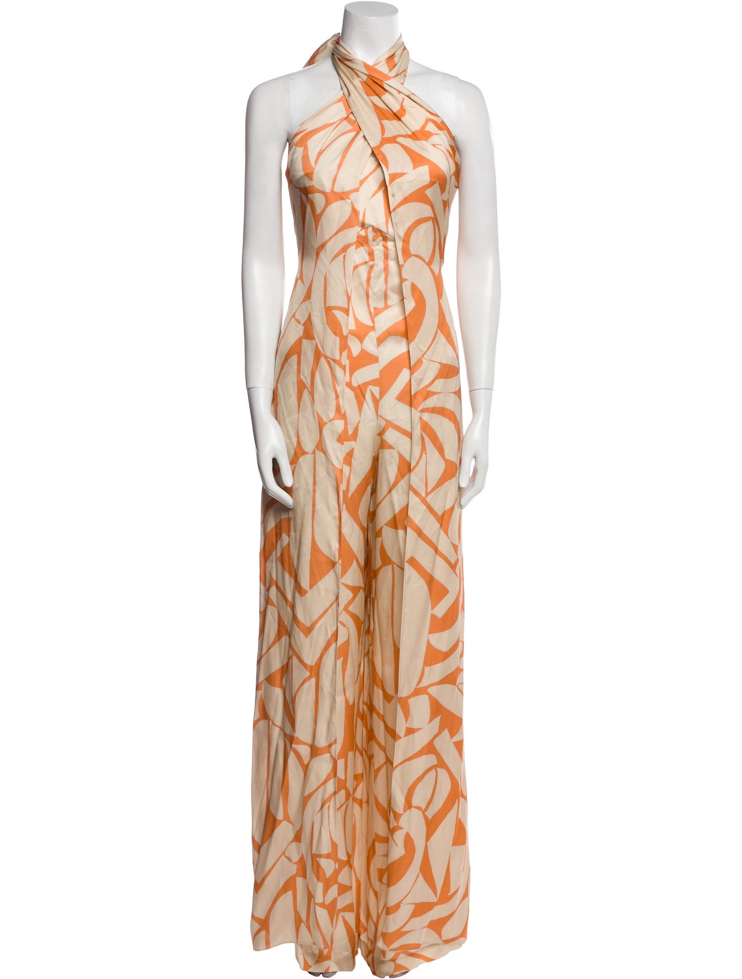 Alexis Printed Halterneck Jumpsuit