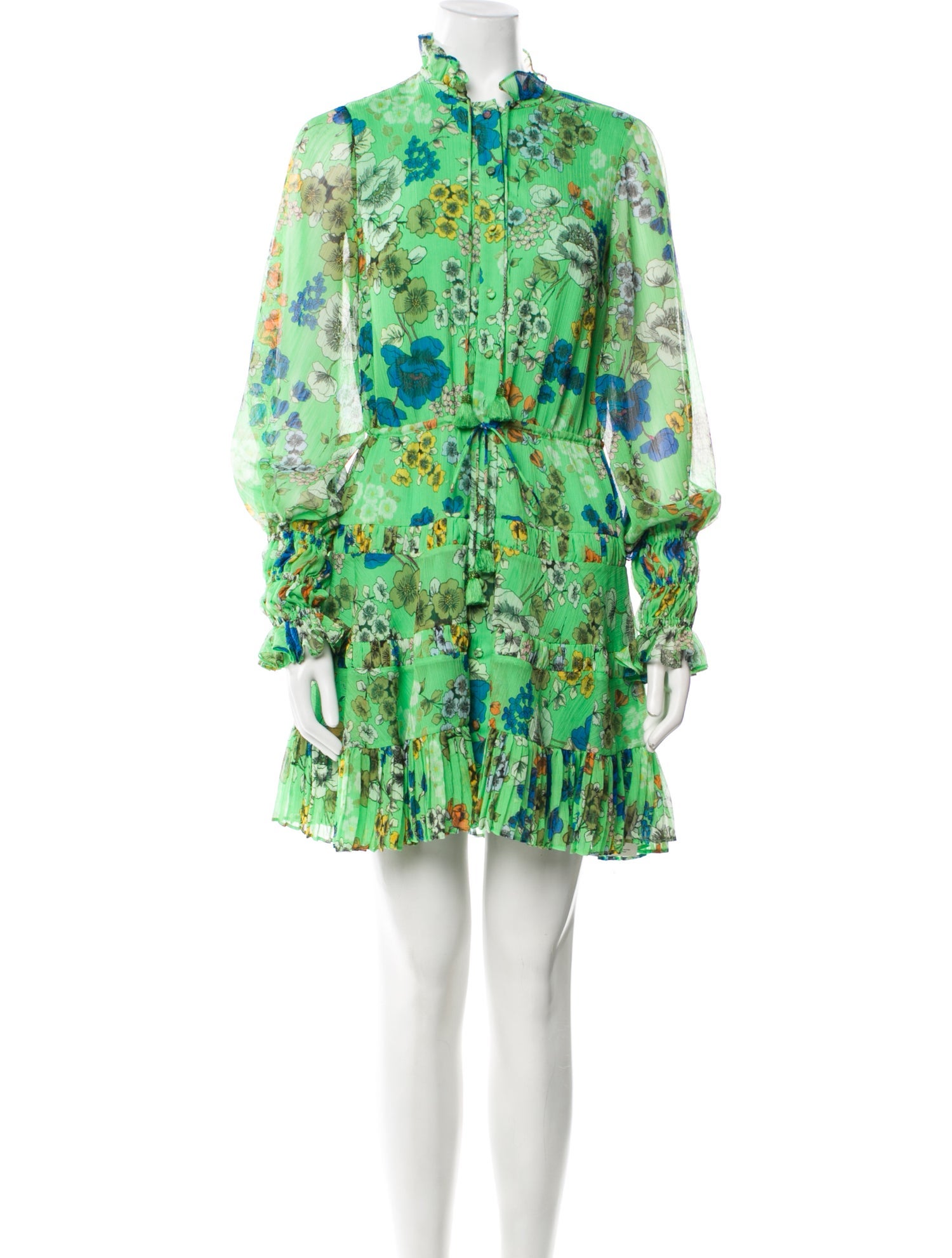 Alexis Floral Print Mini Dress