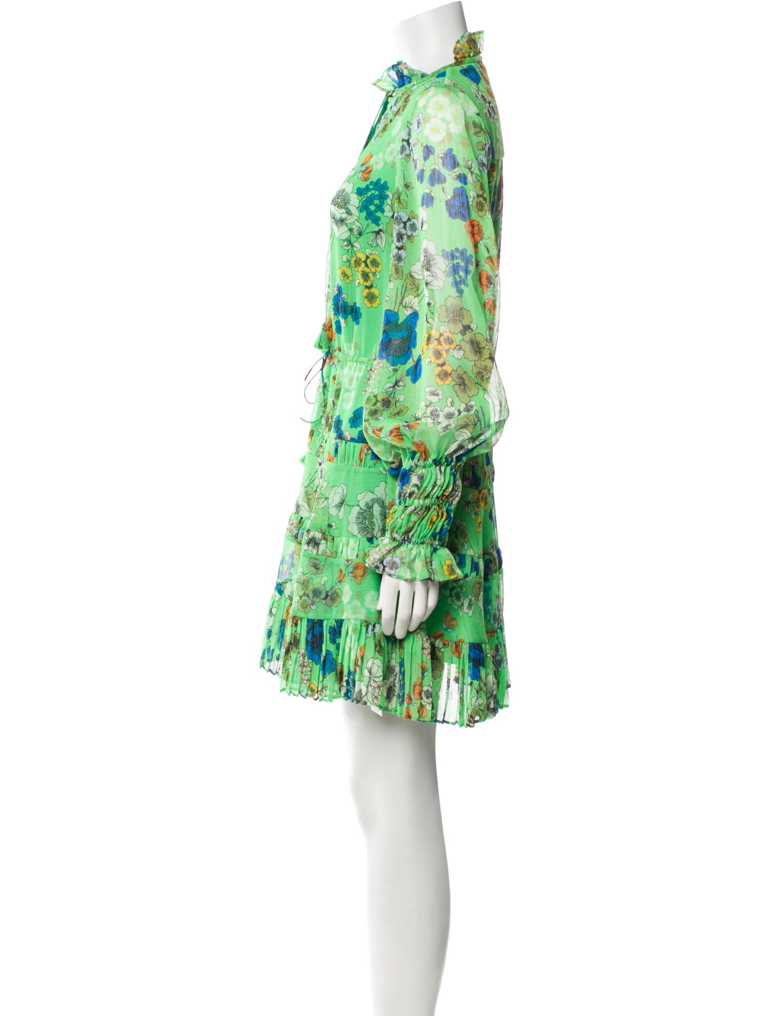 Alexis Floral Print Mini Dress