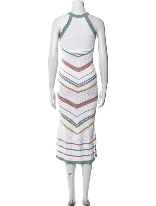 Alexis Striped Midi Length Dress