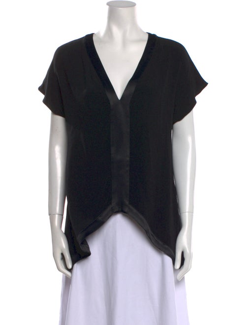 Alexis V-Neck Short Sleeve Blouse