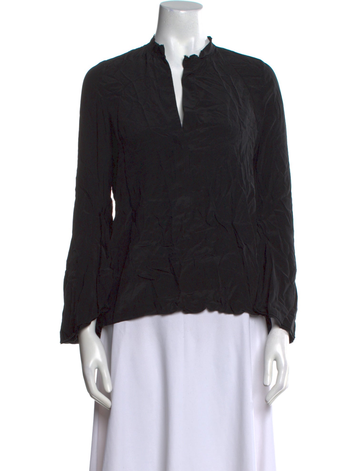 Alexis Silk V-Neck Blouse