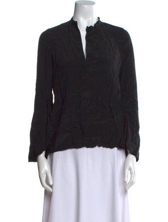 Alexis Silk V-Neck Blouse