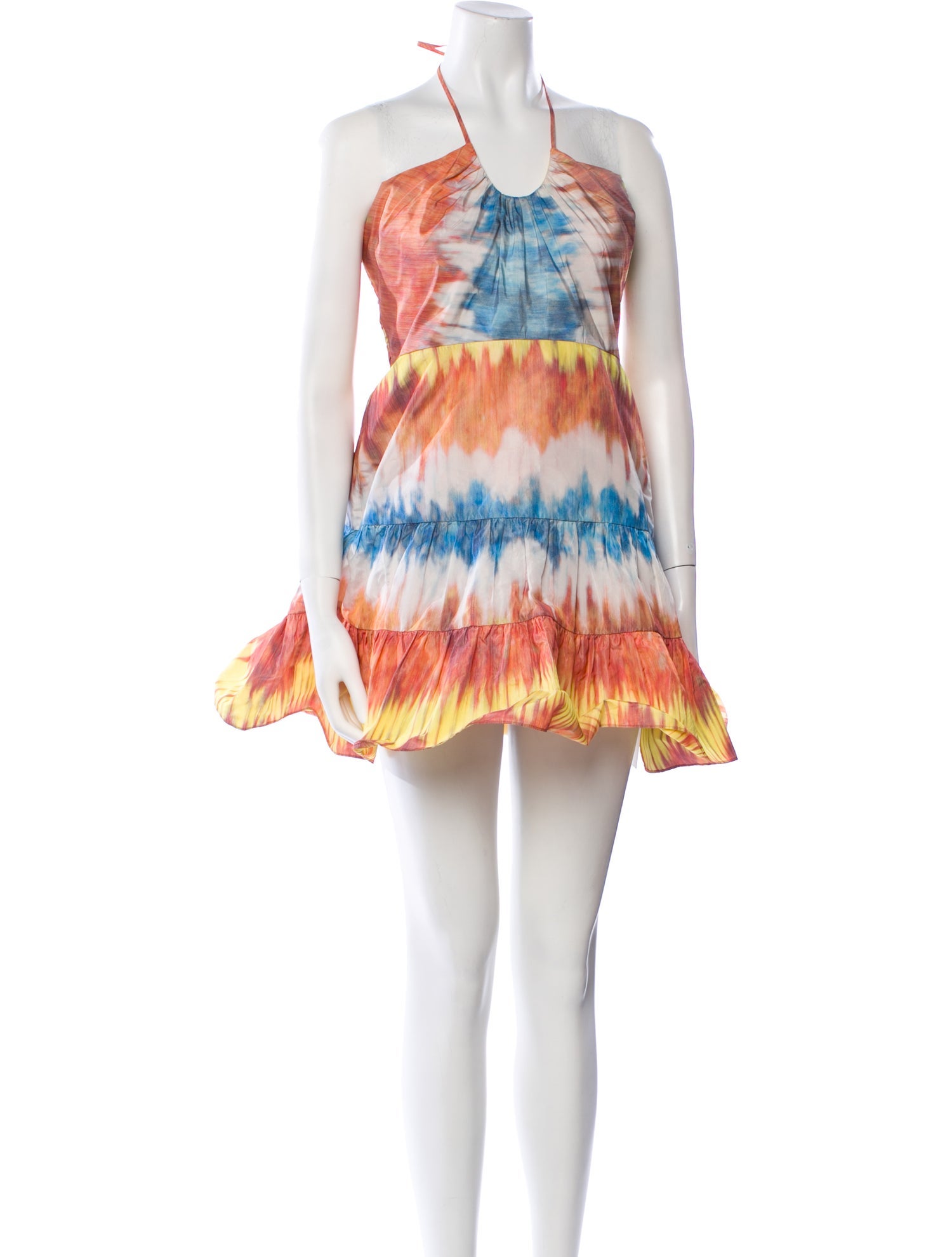 Alexis Tie-Dye Print Mini Dress