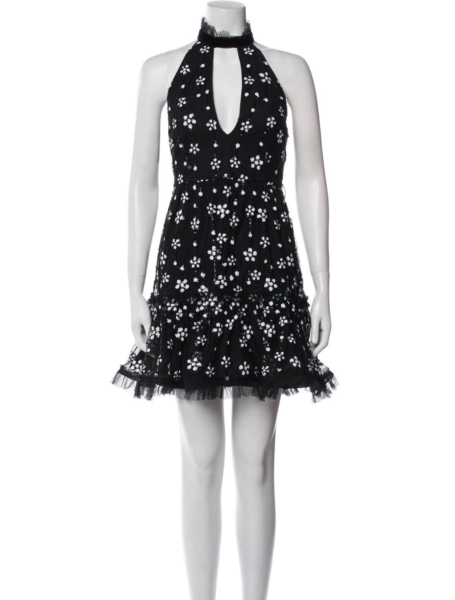 Alexis Floral Print Mini Dress