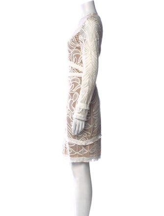 Alexis Printed Knee-Length Dress