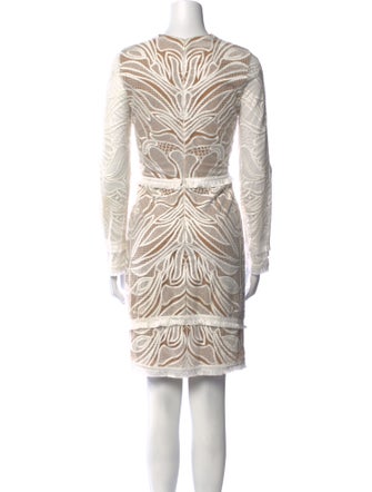 Alexis Printed Knee-Length Dress