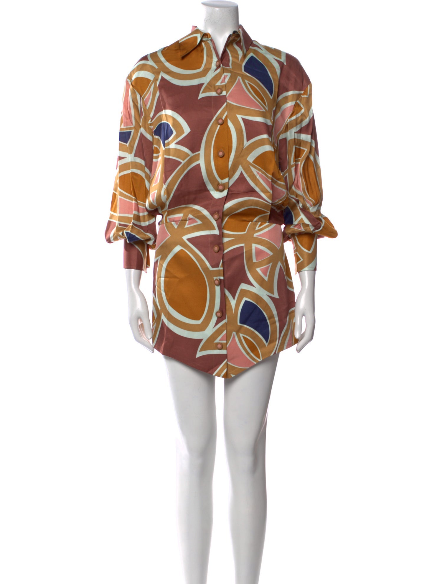 Alexis Printed Long Dress w/ Tags