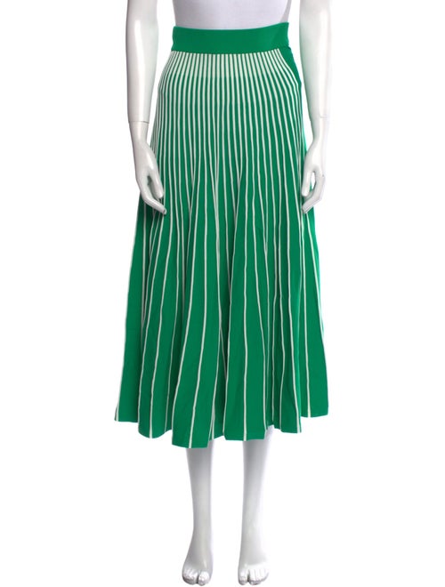 Alexis Striped Midi Length Skirt