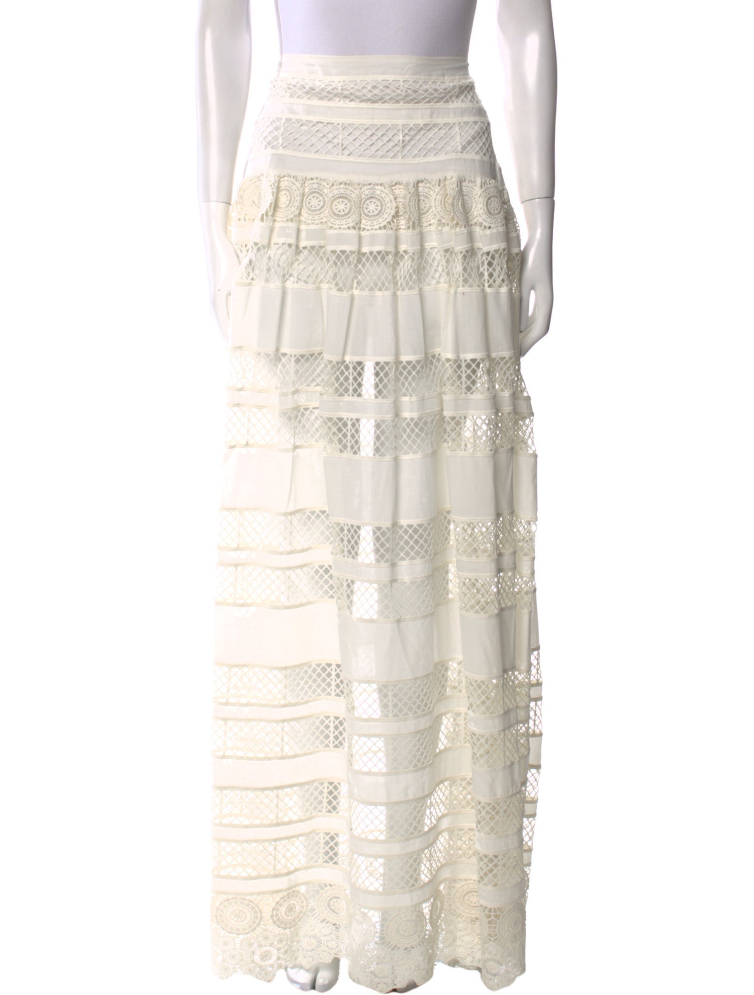 Alexis Striped Midi Length Skirt w/ Tags