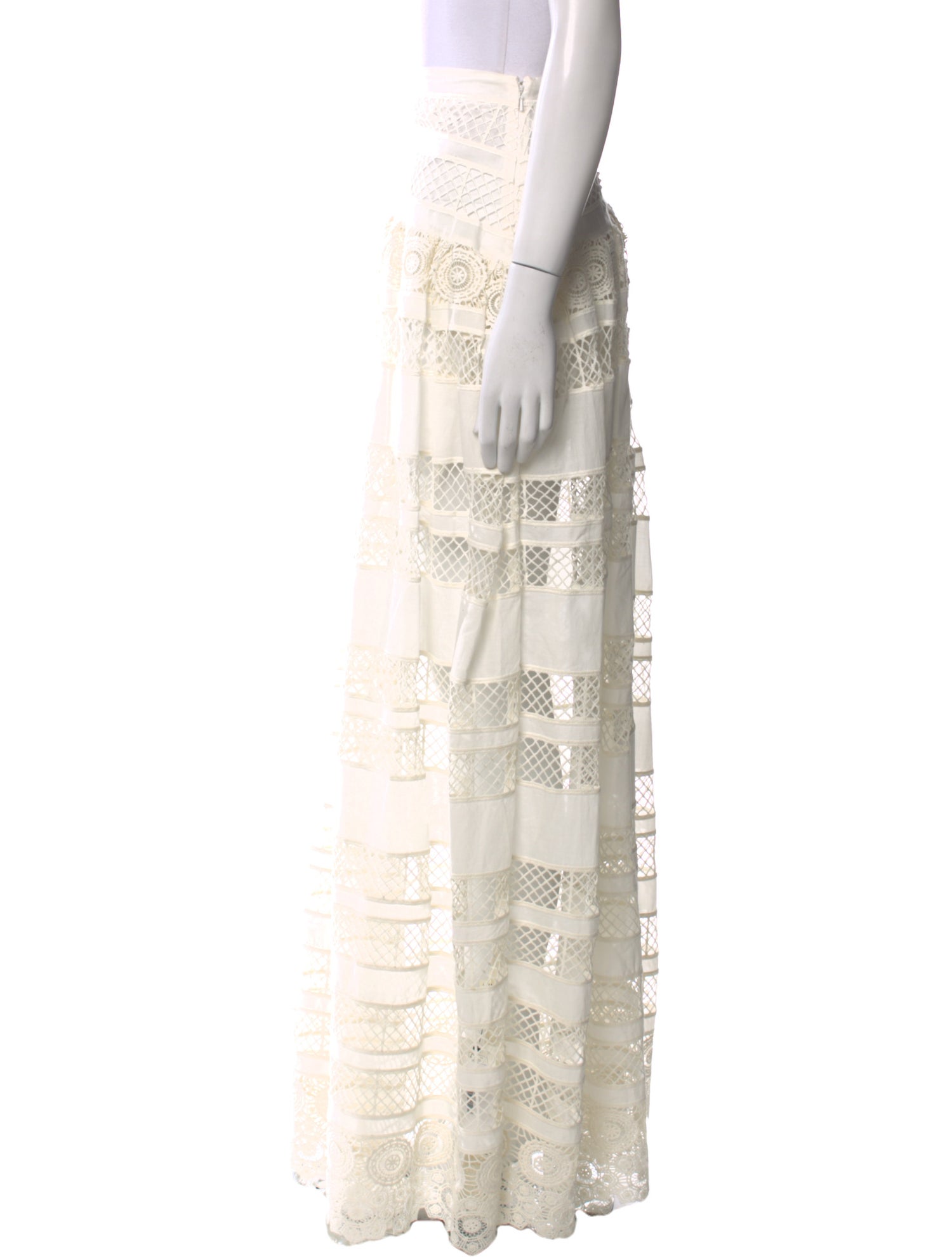 Alexis Striped Midi Length Skirt w/ Tags