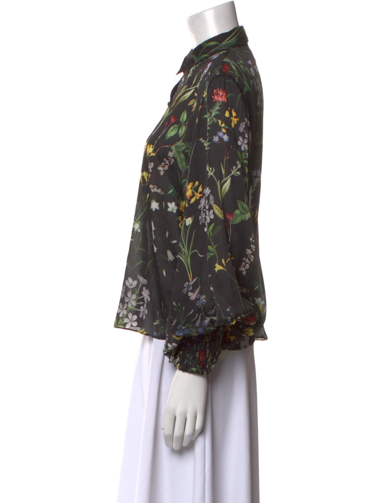 Alexis Floral Print Long Sleeve Blouse