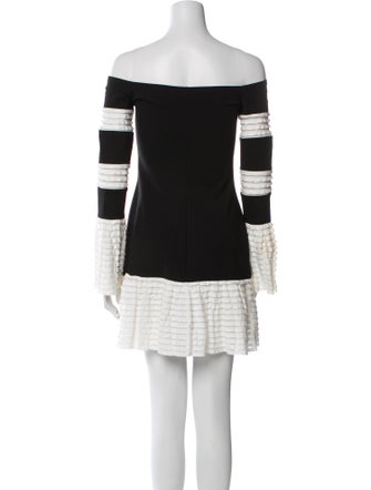 Alexis Colorblock Pattern Mini Dress