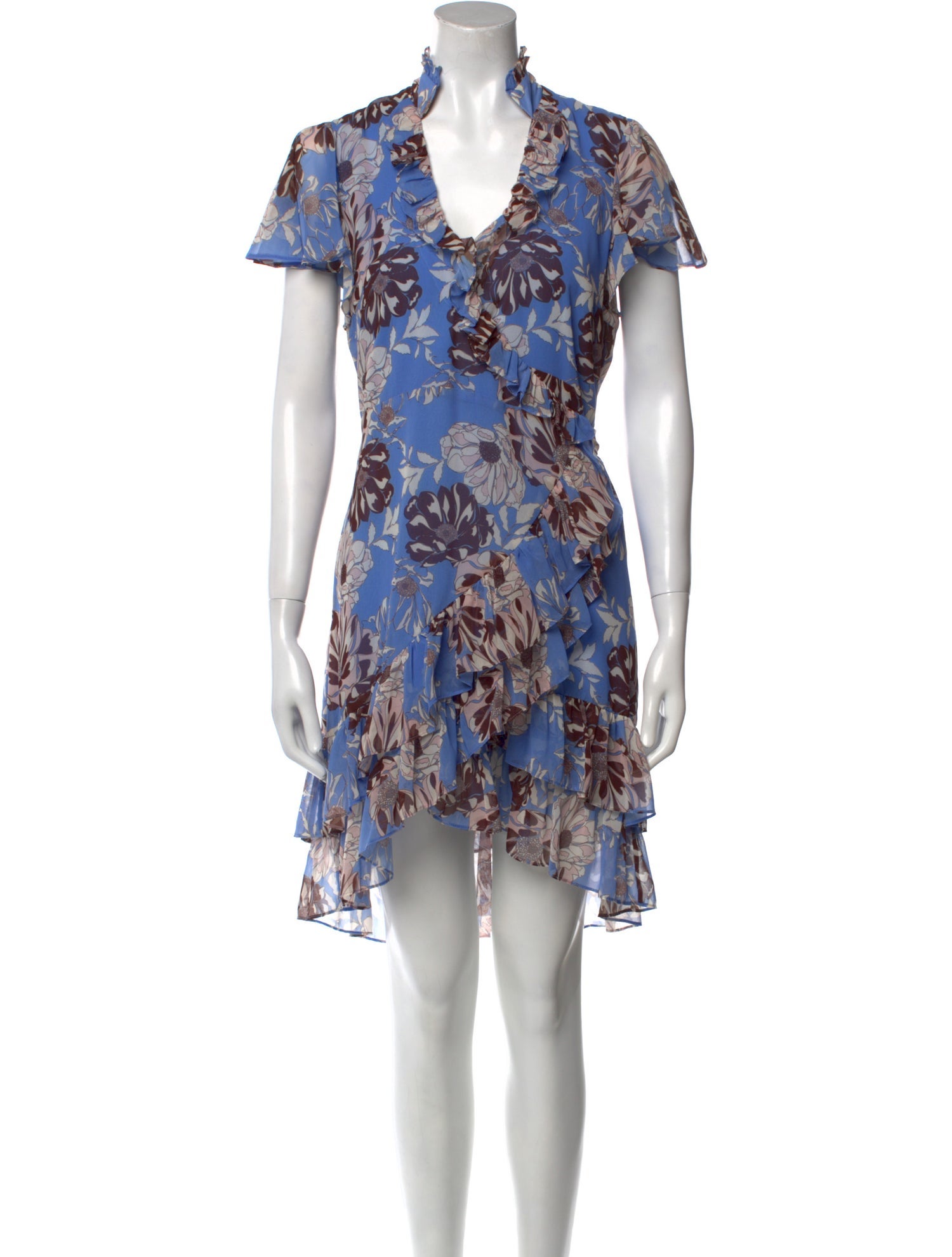 Alexis Printed Knee-Length Dress