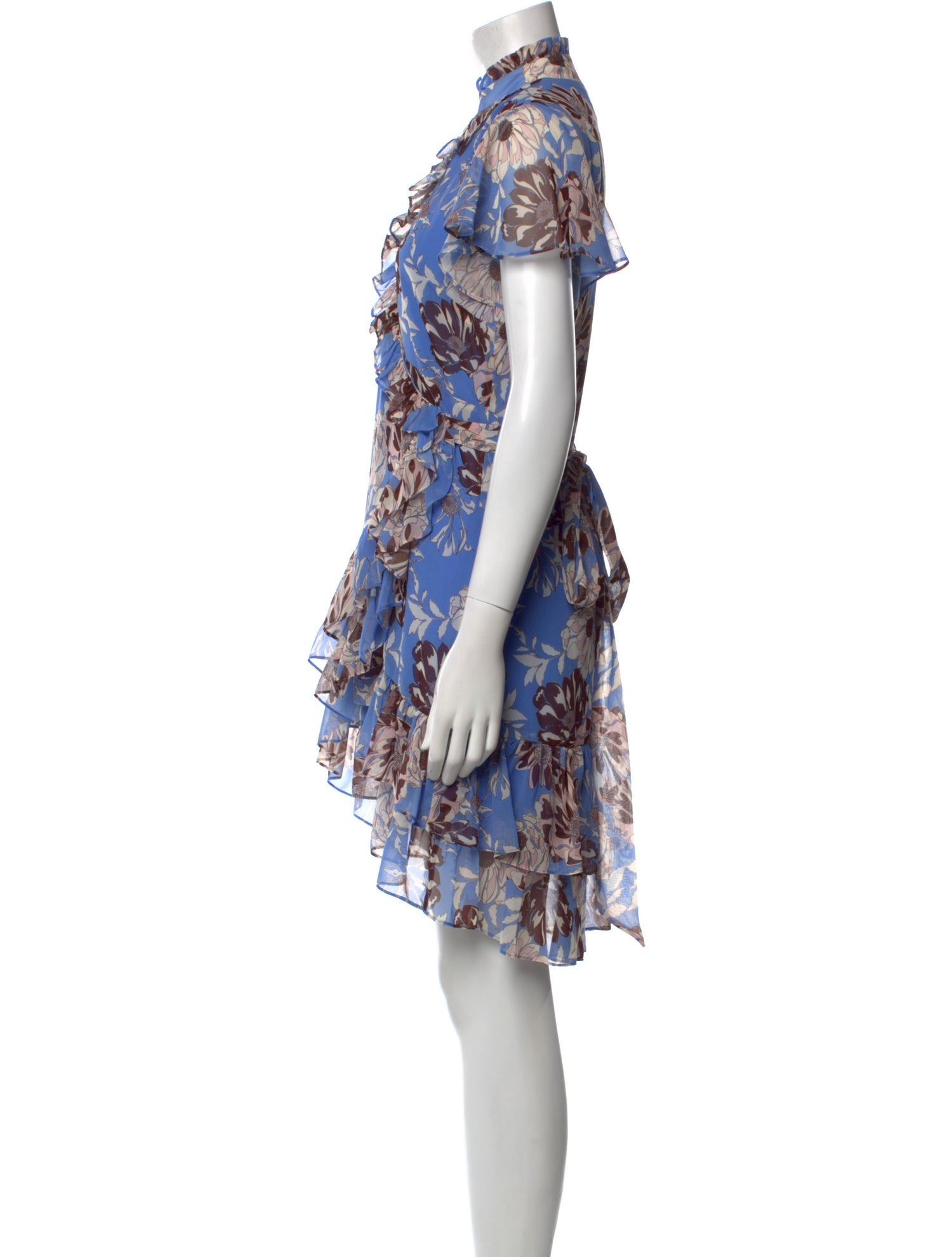 Alexis Printed Knee-Length Dress