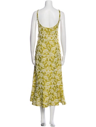 Alexis Printed Midi Length Dress