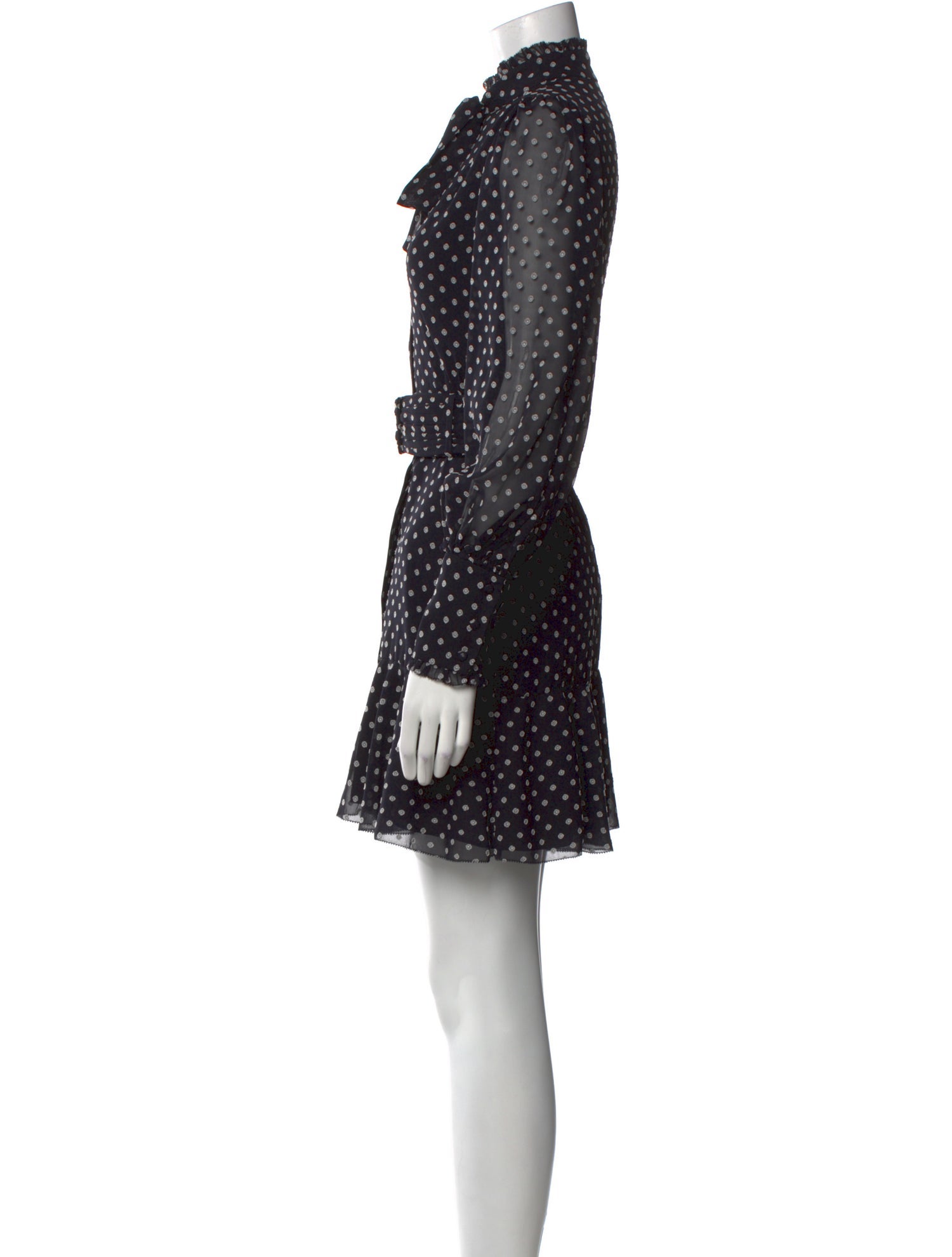 Alexis Polka Dot Print Mini Dress