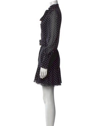 Alexis Polka Dot Print Mini Dress