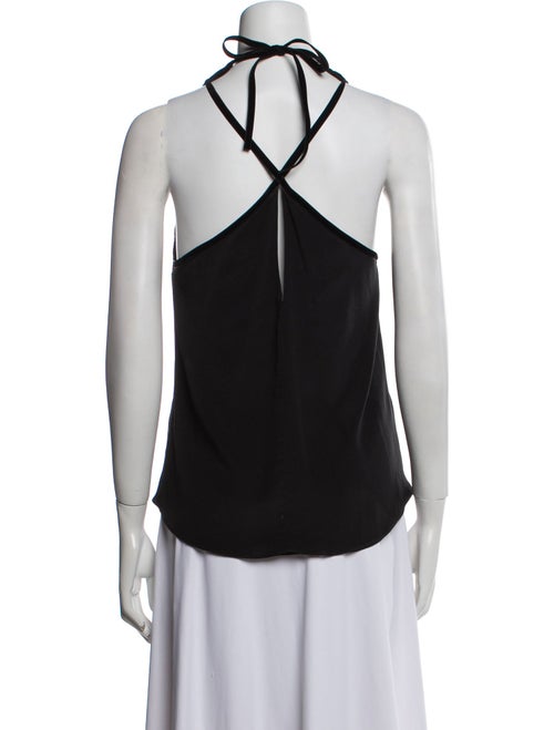 Alexis Silk V-Neck Crop Top