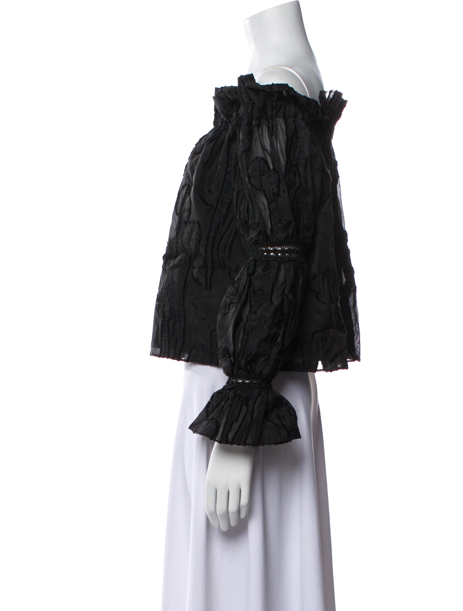 Alexis Off-The-Shoulder Long Sleeve Blouse