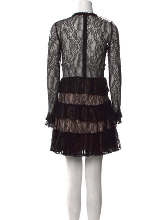 Alexis Lace Pattern Mini Dress