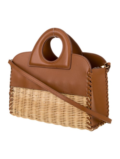 Alexis Wicker Top Handle Bag