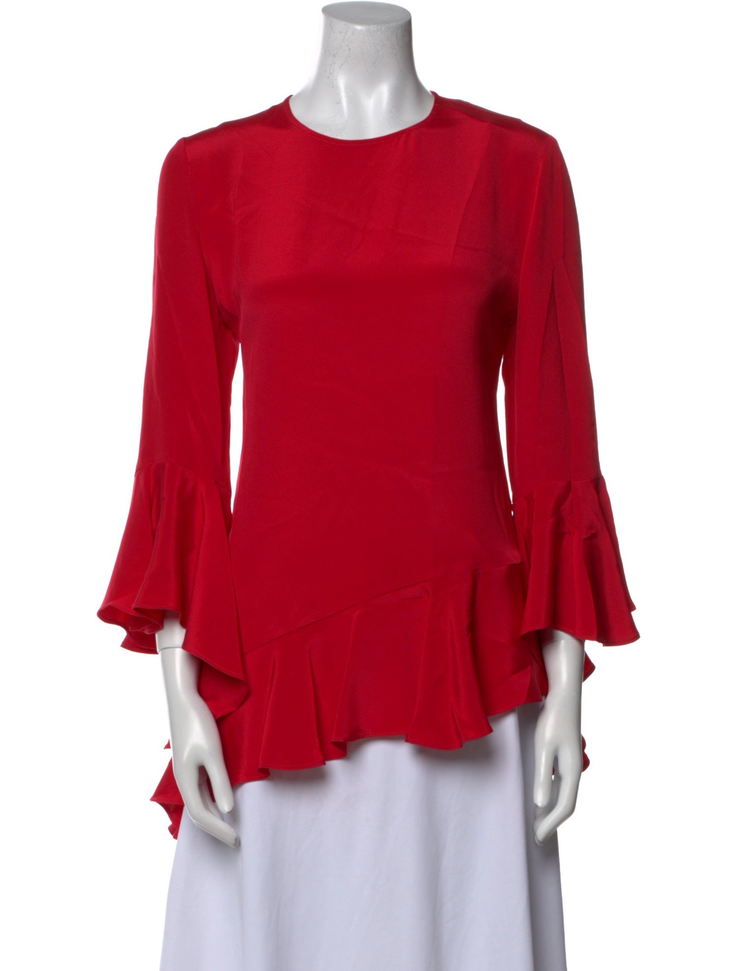 Alexis Silk Crew Neck Blouse