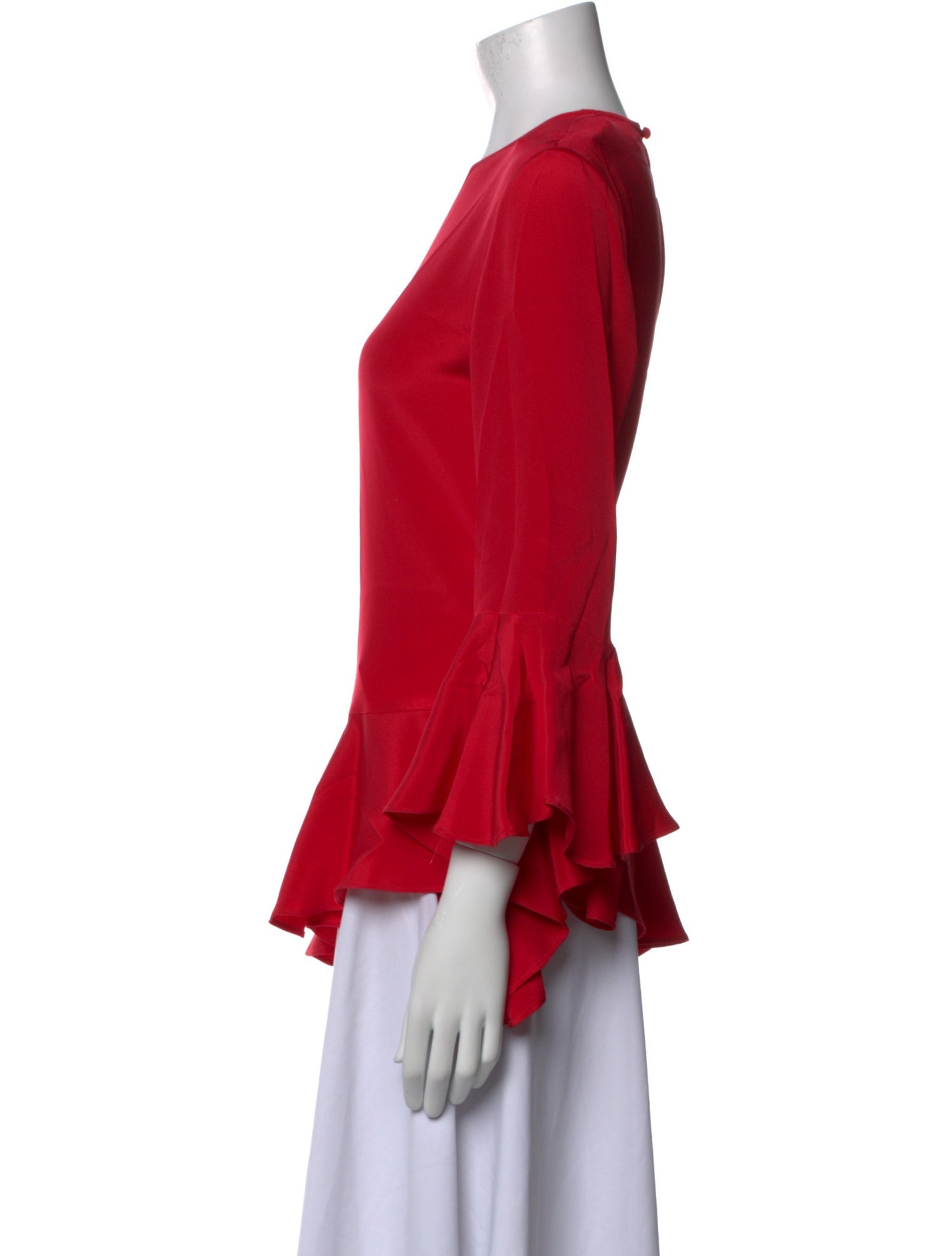 Alexis Silk Crew Neck Blouse