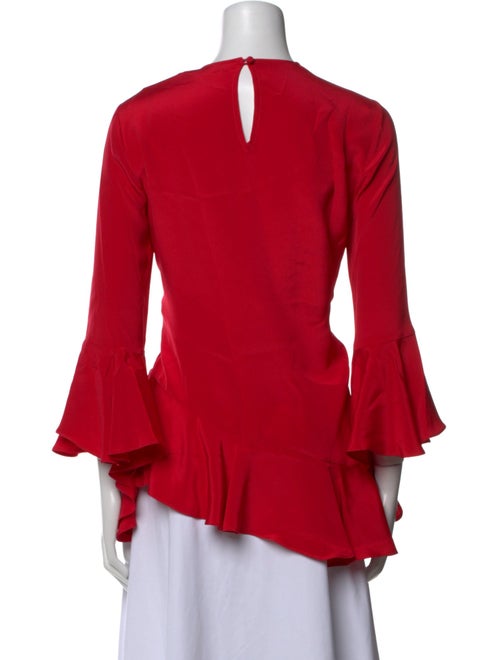 Alexis Silk Crew Neck Blouse