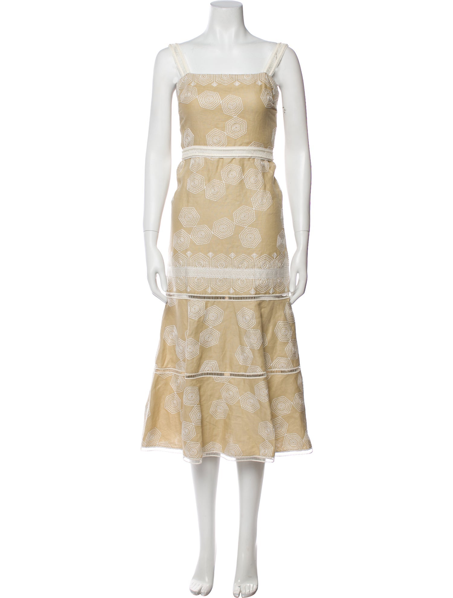 Alexis Printed Midi Length Dress