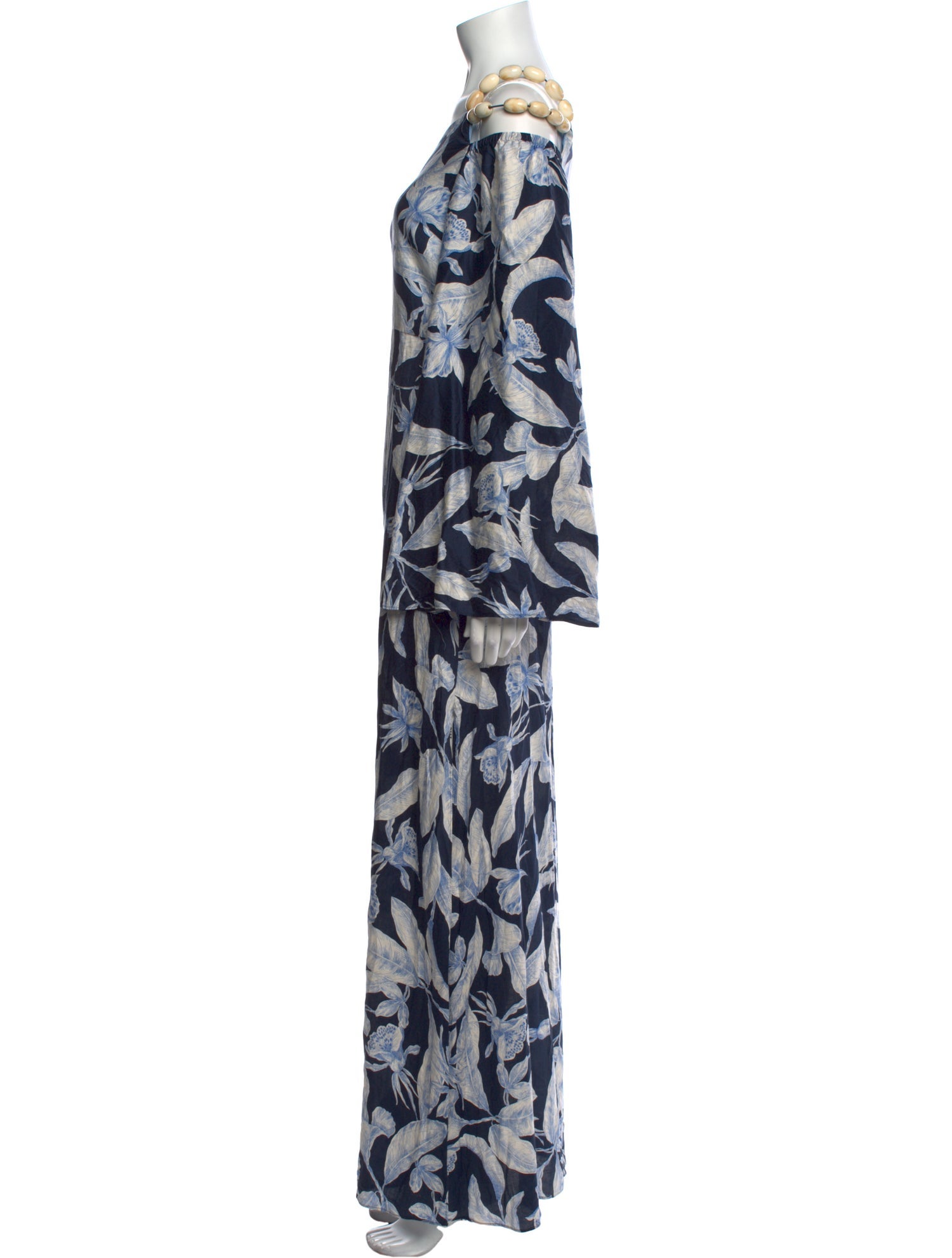 Alexis Printed Long Dress w/ Tags