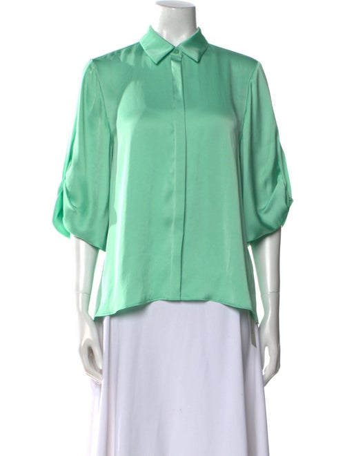 Alexis Three-Quarter Sleeve Button-Up Top