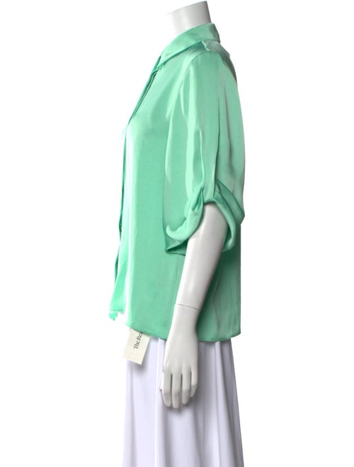 Alexis Three-Quarter Sleeve Button-Up Top