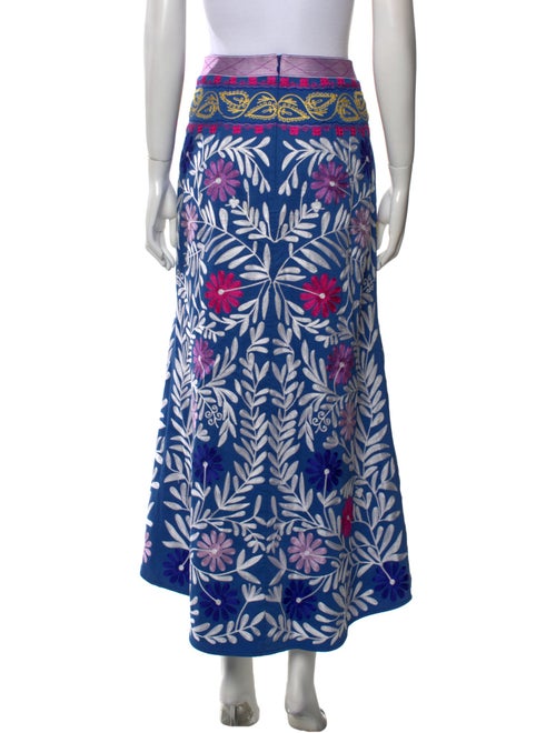 Alexis Floral Print Midi Length Skirt