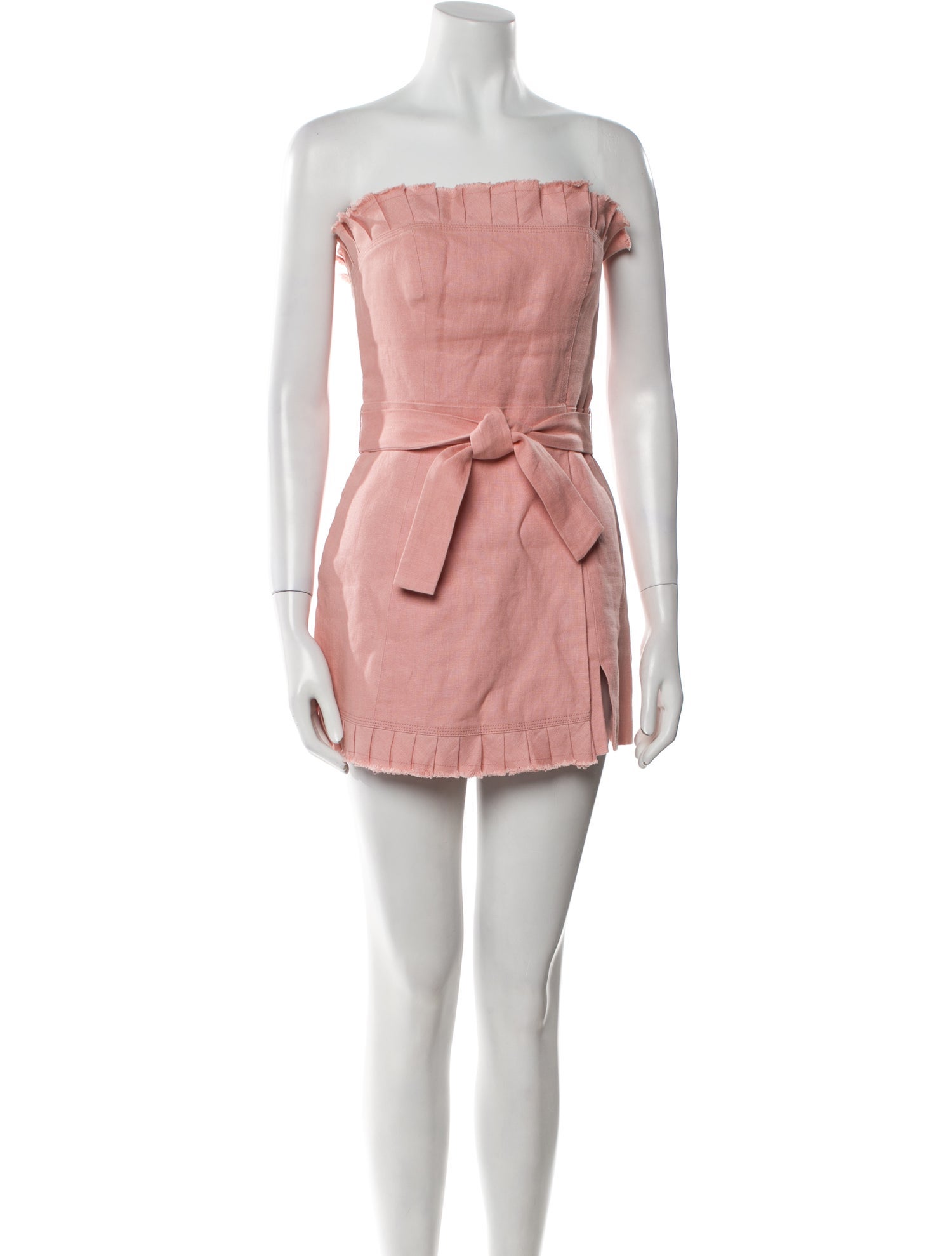 Alexis Linen Strapless Romper