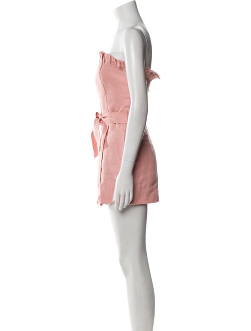 Alexis Linen Strapless Romper