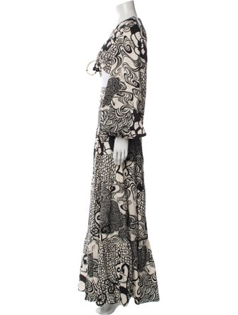 Alexis Printed Ruffle Embellishment Skirt Set