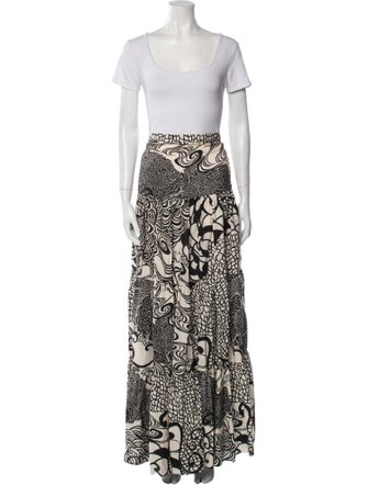 Alexis Printed Ruffle Embellishment Skirt Set