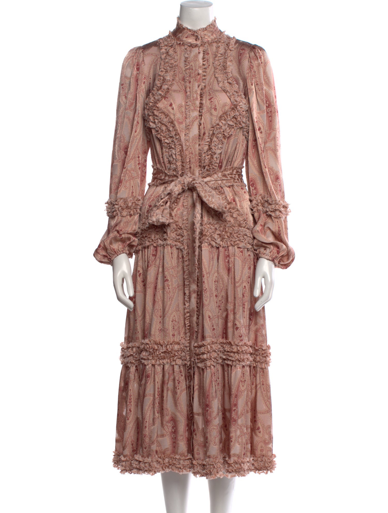 Alexis Paisley Print Long Dress