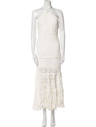 Alexis Lace Pattern Mini Dress