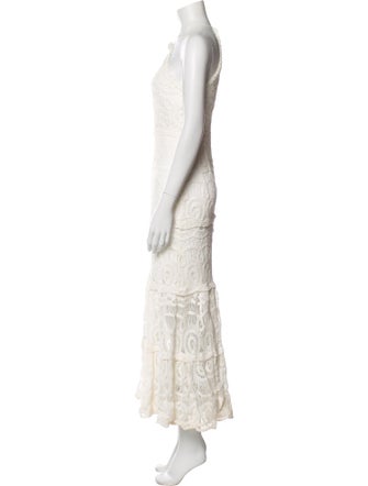 Alexis Lace Pattern Mini Dress