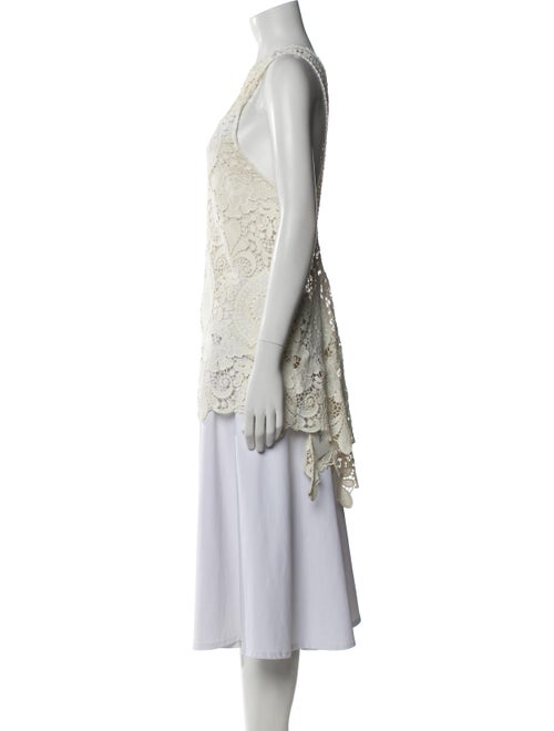 Alexis Lace Pattern Crew Neck Tunic