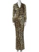 Alexis Animal Print V-Neck Jumpsuit