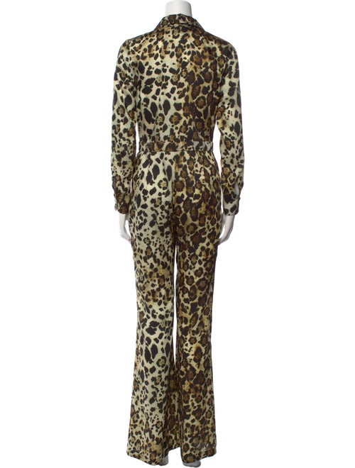 Alexis Animal Print V-Neck Jumpsuit