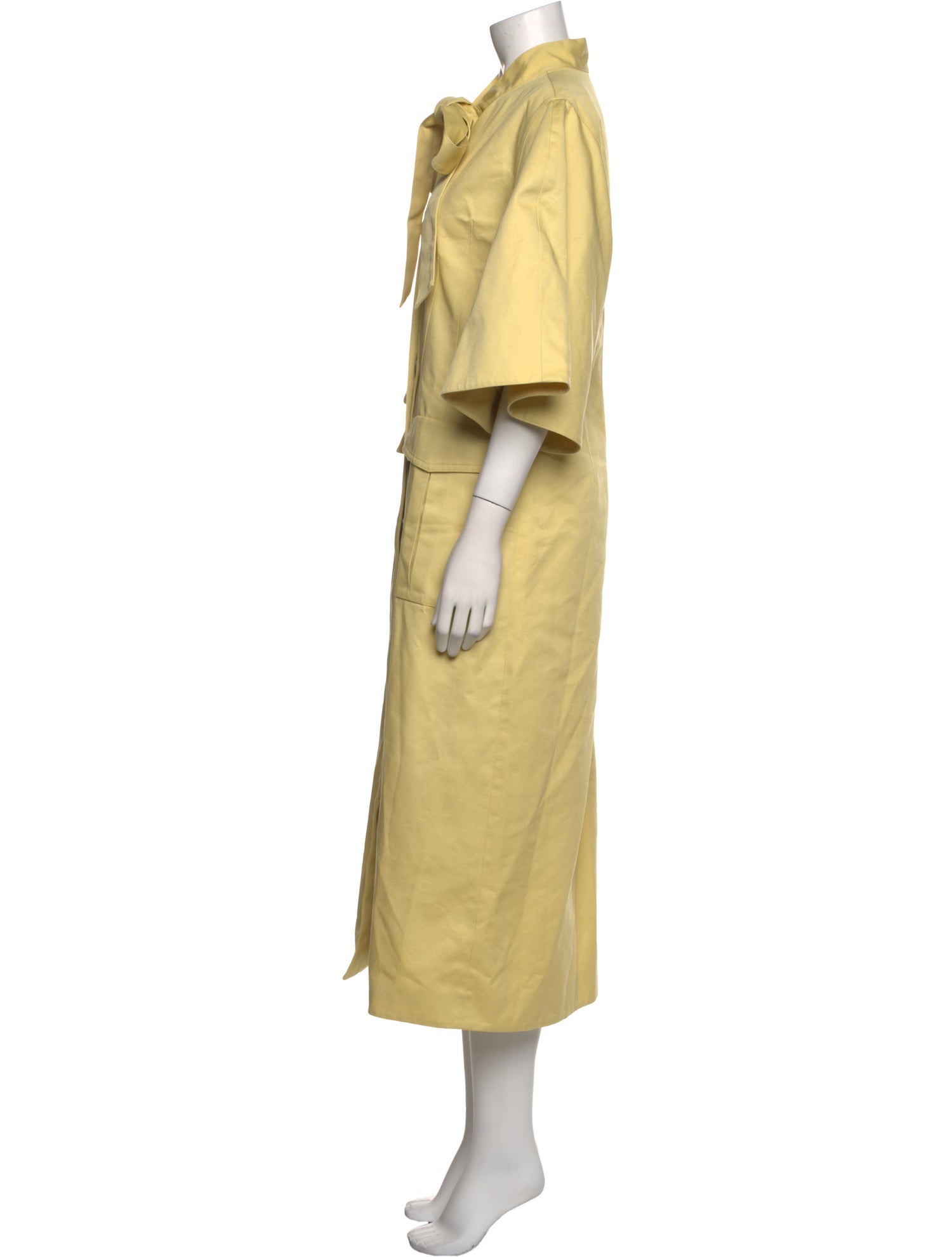 Alexis Tie Neck Midi Length Dress