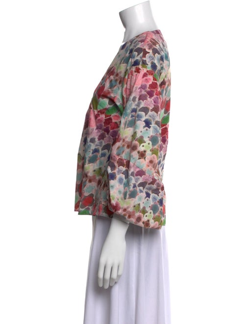 Alexis Printed V-Neck Blouse