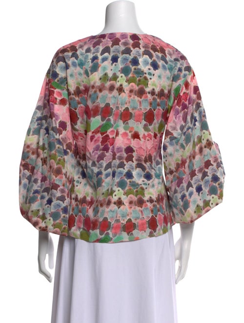 Alexis Printed V-Neck Blouse