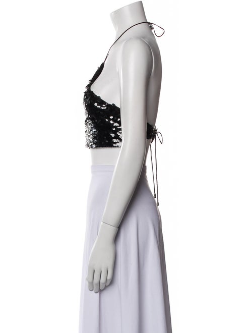 Alexis Halterneck Sleeveless Crop Top