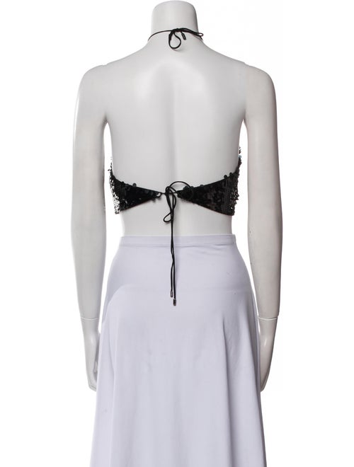 Alexis Halterneck Sleeveless Crop Top